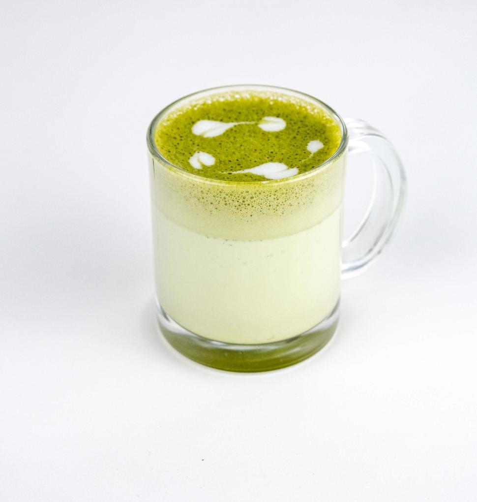 Matcha Latte with Glutamine